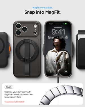 Spigen iPhone 18 Pro Max Thin Fit (MagFit) - Gunmetal - feature illustration 66