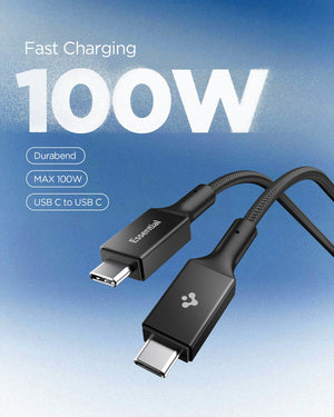 Black Spigen EB10015CC 100W USB-C cable feature 2: 100W charging specification