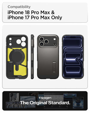 Spigen iPhone 18 Pro Max Tough Armor T (MagFit) - Gunmetal - feature illustration 48