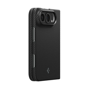 Spigen iPhone Duo Air Skin Aramid MagFit - Textured rear shell and camera opening