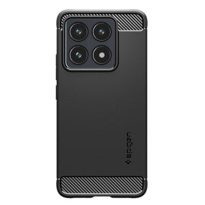 Front and rear views of Spigen Rugged Armor for Xiaomi 14T