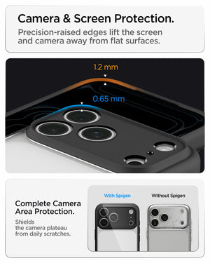 Spigen iPhone 18 Pro Max Ultra Hybrid - Matte Black - feature illustration 31