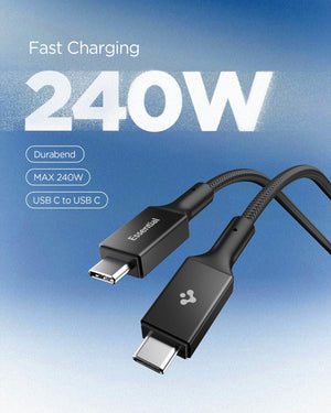 Black Spigen EB24015CC 240W USB-C cable feature 2: 240W charging specification