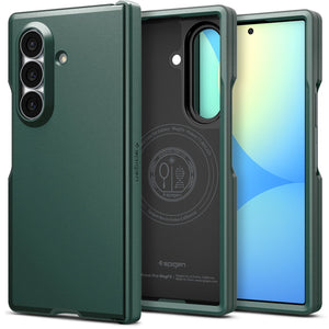 Spigen Galaxy Z Fold 8 Ultra Case Tough Armor Pro MagFit - Abyss Green - image 9