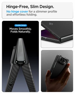 Spigen iPhone Duo Air Skin Aramid MagFit - Hinge-free folding design