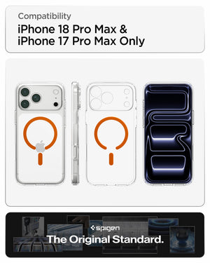 Spigen iPhone 18 Pro Max Ultra Hybrid (MagFit) - Clear Orange - feature illustration 100