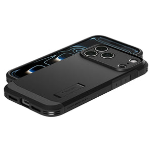 Spigen iPhone 18 Pro Max Tough Armor T (MagFit) - Black - case detail 10