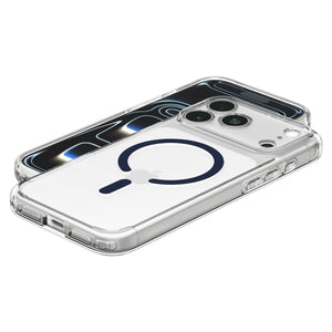 Spigen iPhone 18 Pro Max Ultra Hybrid (MagFit) - Clear Deep Blue - case detail 12