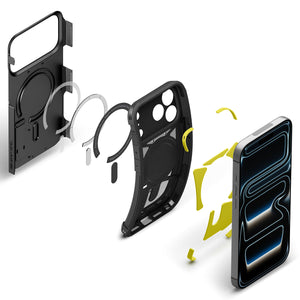 Spigen iPhone 18 Pro Tough Armor T (MagFit) - Black - case detail 15