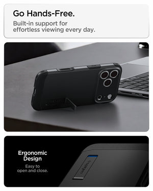Spigen iPhone 18 Pro Tough Armor T (MagFit) - Black - feature illustration 34