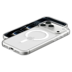 Spigen iPhone 18 Pro Liquid Crystal MagFit - Clear White - case detail 9