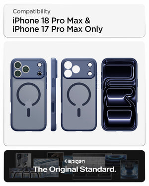 Spigen iPhone 18 Pro Max Ultra Hybrid Matte (MagFit) - Frost Deep Blue - feature illustration 81