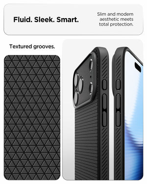 Spigen iPhone 18 Pro Liquid Air - Matte Black - feature illustration 33