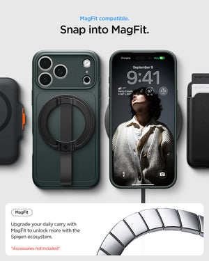 Spigen iPhone 18 Pro Max Thin Fit (MagFit) - Abyss Green - feature illustration 59