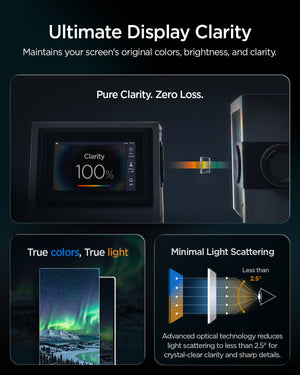 Display clarity with Spigen privacy screen protector for Galaxy Z Fold 8 Ultra