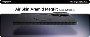 Spigen Galaxy S26 Ultra Case – Air Skin Aramid MagFit – Black – slim aramid case overview