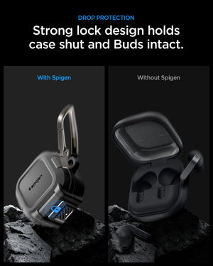 Spigen Galaxy Buds 4 Case - Lock Fit - Matte Black - image 18