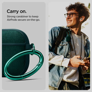 Carabiner carry feature of Spigen Urban Fit AirPods 4 case