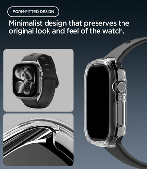 Spigen Apple Watch Series 12 42mm Thin Fit Crystal Clear – slim fitted profile
