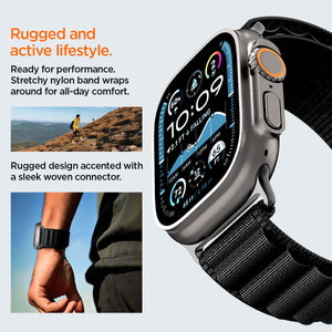 Spigen Apple Watch 49/46/45/44mm Band – WBF1 – Black – product detail image 15
