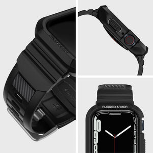Spigen Apple Watch Series (45mm/44mm) Case + Case Rugged Armor Pro view 11