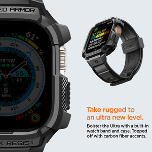 Spigen Apple Watch Ultra 3/2/1 (49mm) Case + Case Rugged Armor Pro view 15