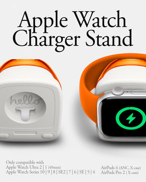 Spigen Classic C1 Apple Watch charger stand - Tangerine - image 21