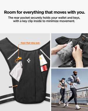 Spigen Running Vest – Dynamic Shield A720 — Black L–XL, fit, construction or use view 26