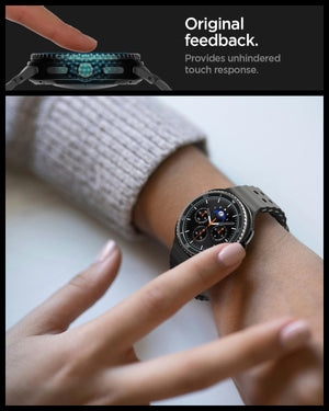 Spigen Galaxy Watch 8 Classic (46mm) Screen Protector GLAS.tR EZ Fit (2 Pack) view 8