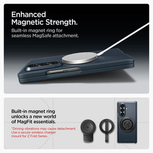 Spigen Galaxy Z Fold 7 Case – Tough Armor Pro (MagFit) – Metal Slate – product image 12
