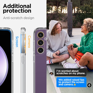 Spigen Galaxy S23 FE Case – Ultra Hybrid – Crystal Clear – detail image 11