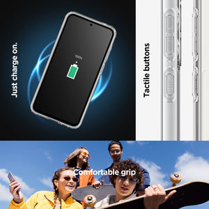 Spigen Galaxy S23 FE Case – Ultra Hybrid – Crystal Clear – detail image 12