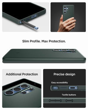 Spigen Galaxy S25 Ultra Case - Thin Fit MagFit – Abyss Green – product image 19