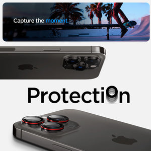 Spigen iPhone 15 Pro Max / 15 Pro Lens Protector – Optik Pro EZ Fit – L-Series product image 11
