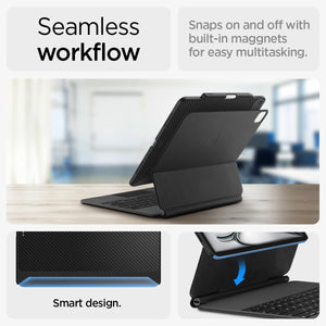 Spigen iPad Air 13-inch Tablet Case Enzo Aramid MagFit view 20