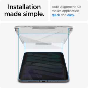 Spigen iPad Mini 7 / 6 Screen Protector GLAS.tR EZ Fit (1 Pack) view 9