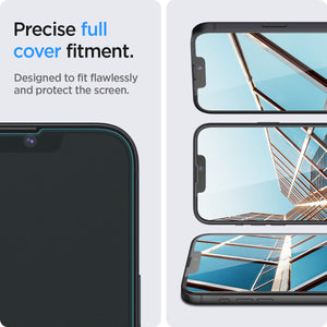 Spigen iPhone 17e / 16e / 14 / 13 Pro / 13 Screen Protector GLAS.tR EZ Fit | Sensor Protected (2 Pack) view 11