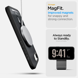 Spigen iPhone 17e and iPhone 16e Case – Ultra Hybrid Classic (MagFit) – Classic Black – detail image 10