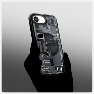 Spigen iPhone 17e and iPhone 16e Case – Ultra Hybrid Zero One (MagFit) – Zero One Black – detail image 9