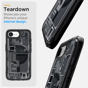 Spigen iPhone 17e and iPhone 16e Case – Ultra Hybrid Zero One (MagFit) – Zero One Black – detail image 10