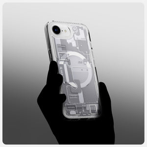 Spigen iPhone 17e and iPhone 16e Case – Ultra Hybrid Zero One (MagFit) – Zero One White – detail image 2