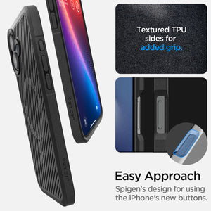 Spigen Core Armor (MagFit) case for iPhone 16 Plus in Matte Black – detail image 12