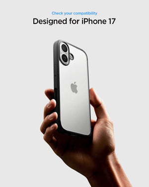 Spigen iPhone 17 Ultra Hybrid case in Matte Black - compatibility image