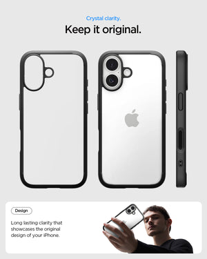 Spigen iPhone 17 Ultra Hybrid case in Matte Black - detail image 3