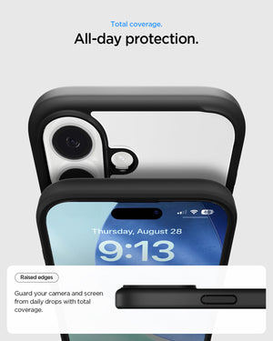 Spigen iPhone 17 Ultra Hybrid case in Matte Black - detail image 4