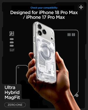Spigen iPhone 18 Pro Max Ultra Hybrid Zero One (Mag Fit) - Zero One White - image 7