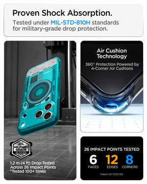 Spigen iPhone 18 Pro Ultra Hybrid C-One (Mag Fit) - C-One Bondi Blue - image 11