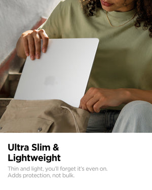 Spigen MacBook Air 13-inch M5/M4/M3/M2 Case - Airskin - Frost Clear - ACS11530 12