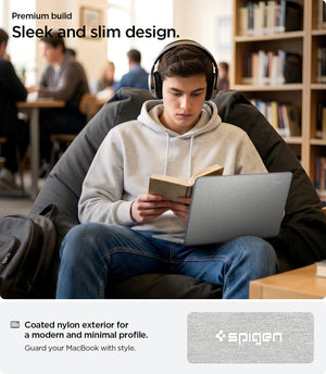 Spigen MacBook Air 13-inch M5/M4/M3/M2 Case - Urban Fit - Heather Gray - ACS10974 10