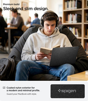 Spigen MacBook Air 15-inch M5/M4/M3/M2 Case - Urban Fit - Black - ACS06958 3